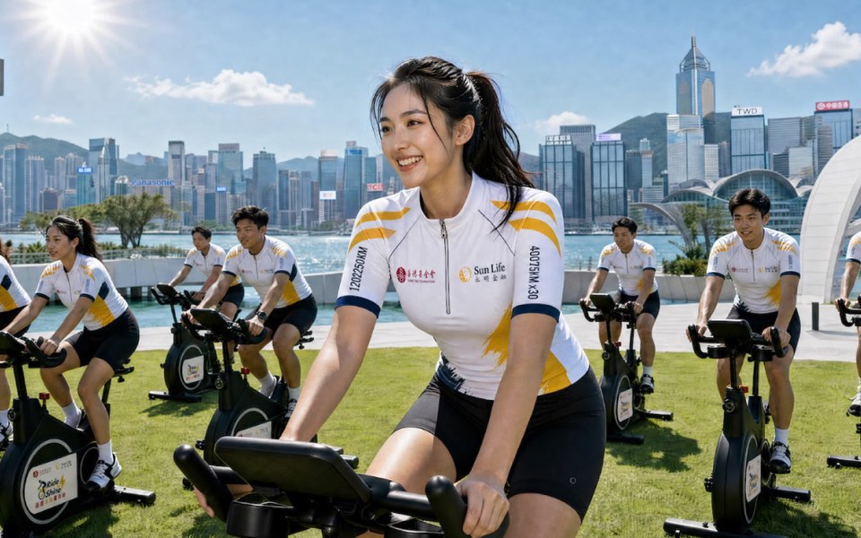 Acara basikal pintar Ride To Shine HK